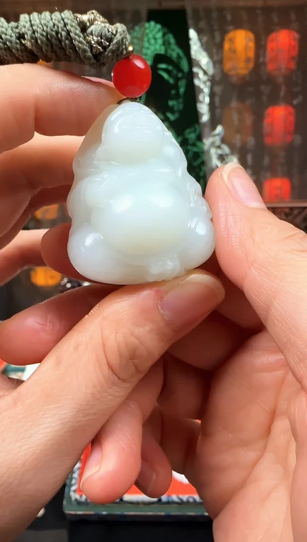 未镶嵌和田玉挂件宝*儿弥勒