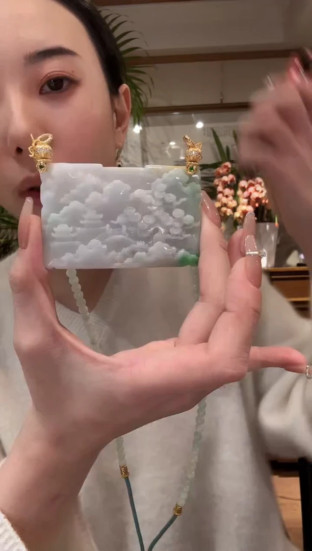 【闪购商品】翡翠颈饰未镶嵌国风