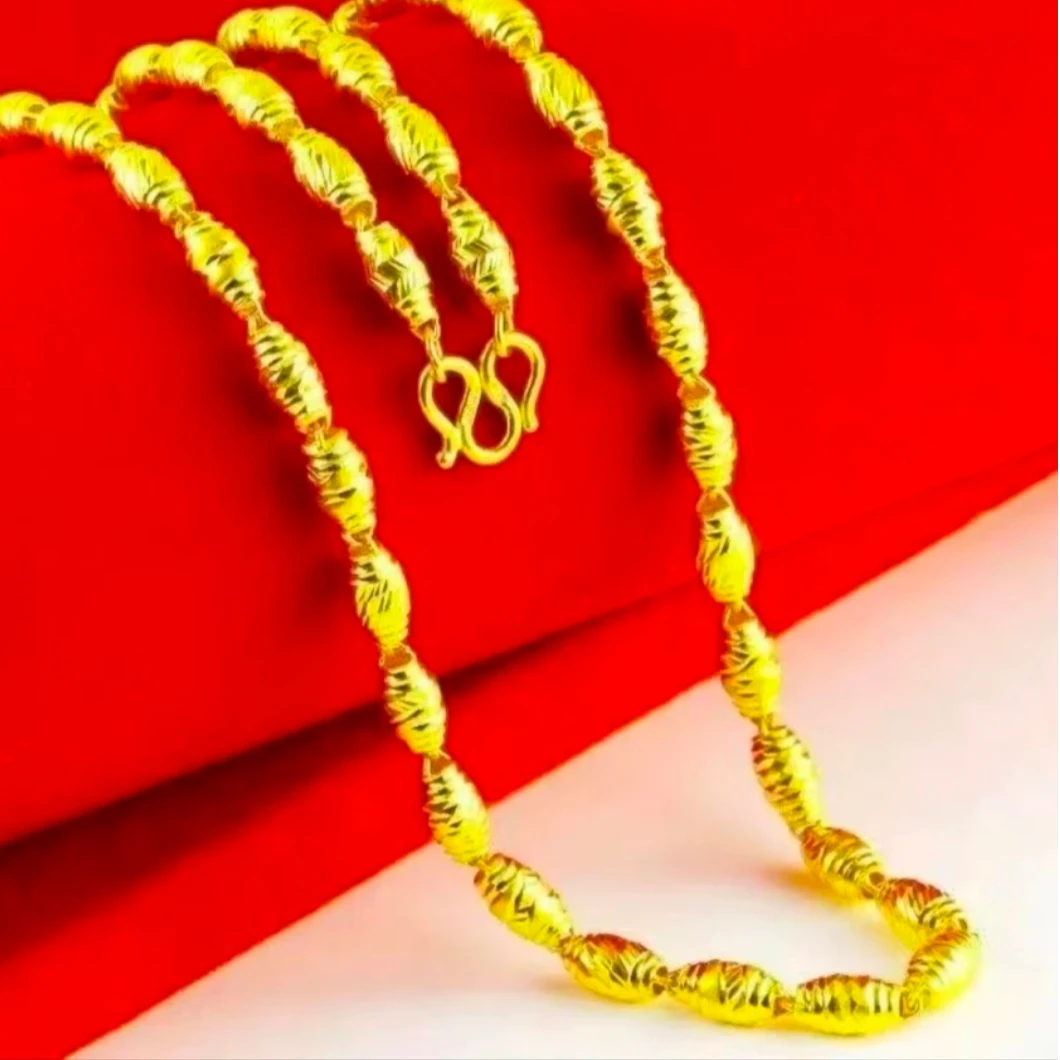 合金项链 K6新中式橄榄项链