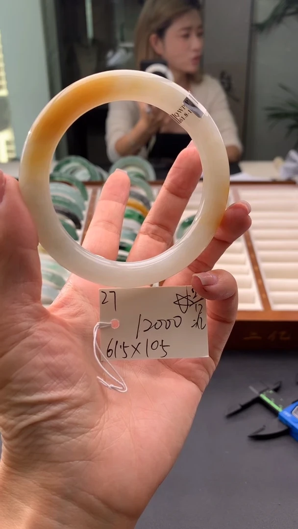 未镶嵌手镯翡翠翡翠手镯#27 圈口61
