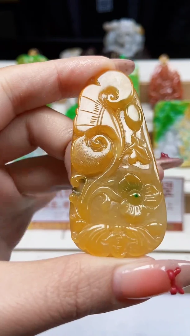 颈饰未镶嵌翡翠翡翠A货