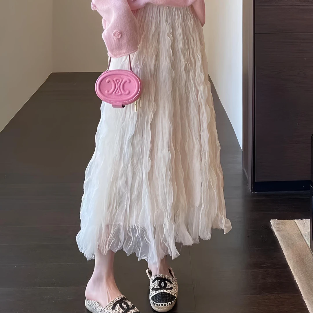 25H型半身裙百搭裙显瘦时尚春夏季法式温柔穿搭