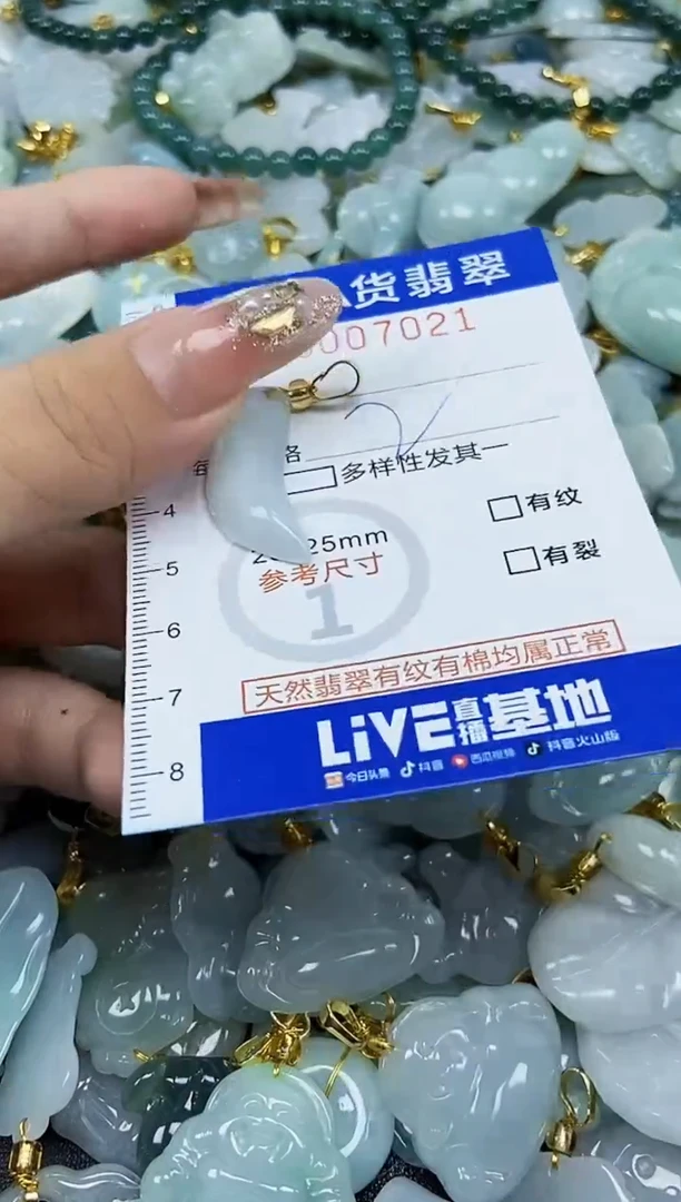 翡翠未镶嵌颈饰天然A货翡翠