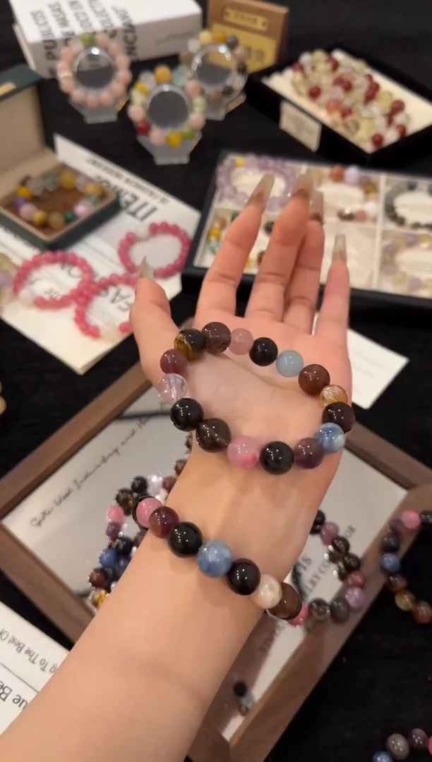 未镶嵌手链水晶土星银河x2642