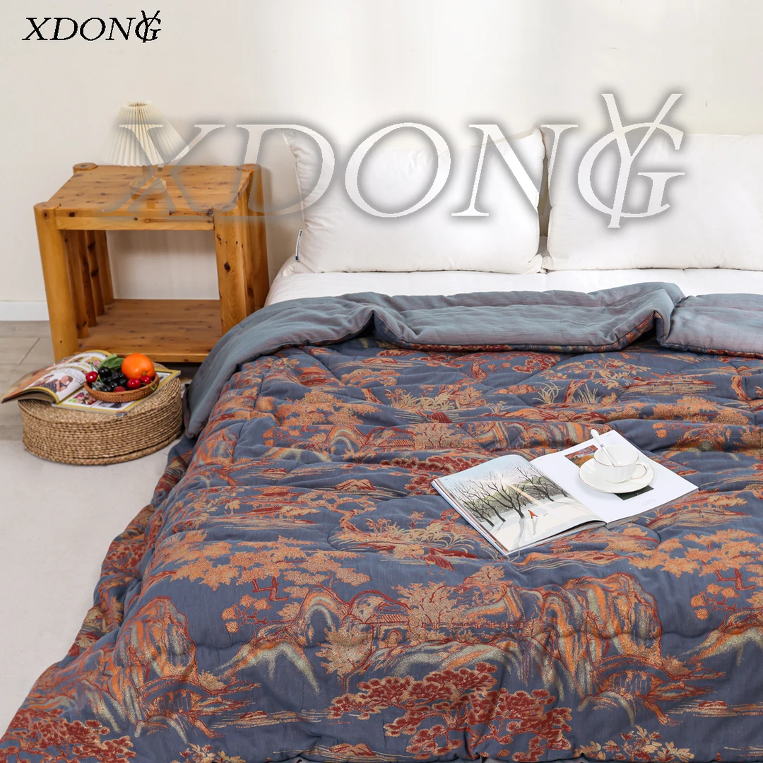 XDONGY（冬云家纺）顶 奢200*230 慕青山蓝色 恒温被