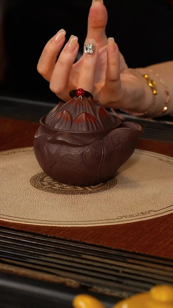茶壶紫砂宜兴紫砂团团紫砂精选公道