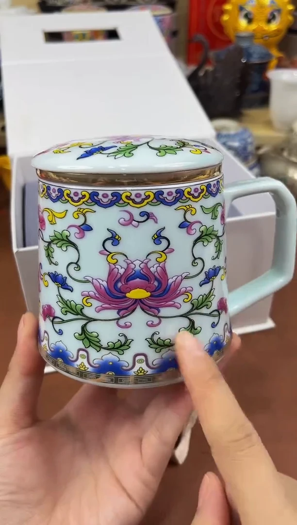 陶瓷茶具摆件旅行套组