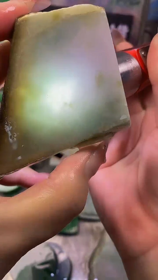 翡翠散珠未镶嵌玉上缘天然翡翠667