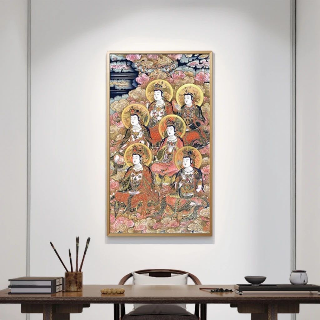 葛溪月老师展览代表作品—《等觉位十一地菩萨》