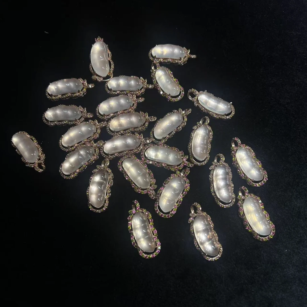 【逍遥】水晶福豆吊坠*ZRG/18/多样性发/1件