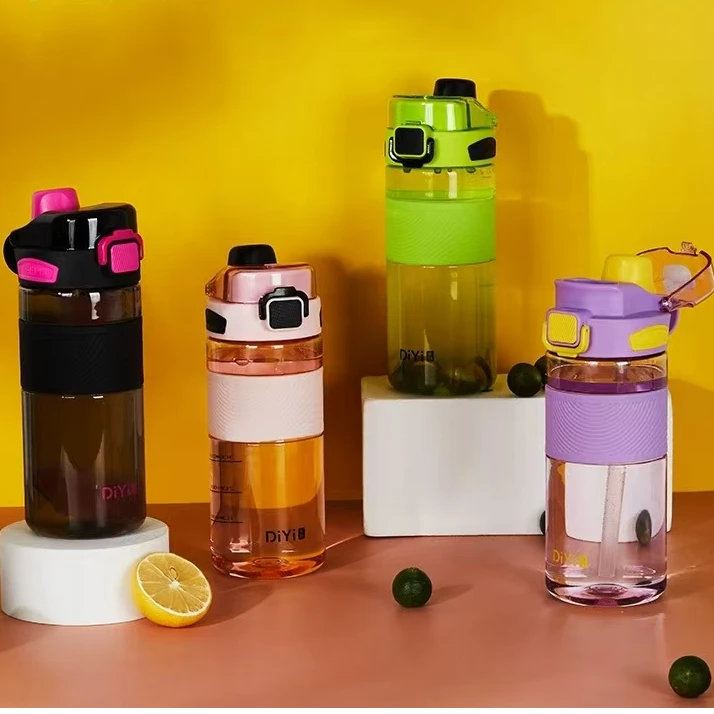 【tritan运动水杯】网红多巴胺健身杯耐高温韩版超大防摔耐摔喝水杯