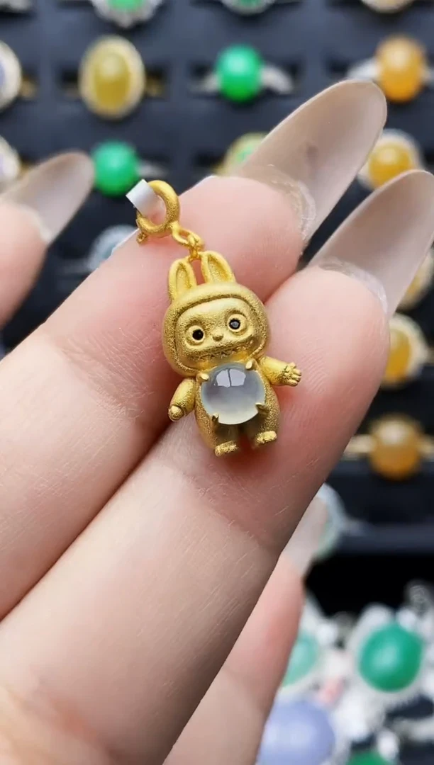 银S925镶嵌戒指翡翠8426