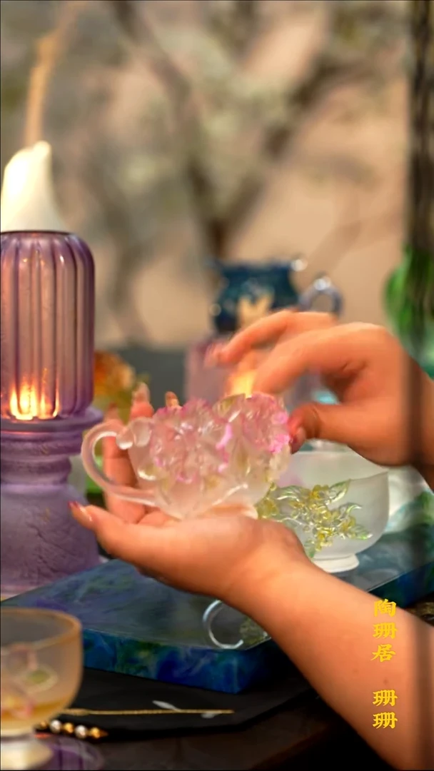 一****娟水仙咖啡紫薇咖啡杯