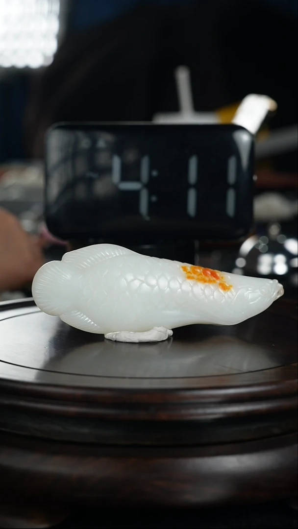 未镶嵌和田玉摆件十**！和田玉鱼