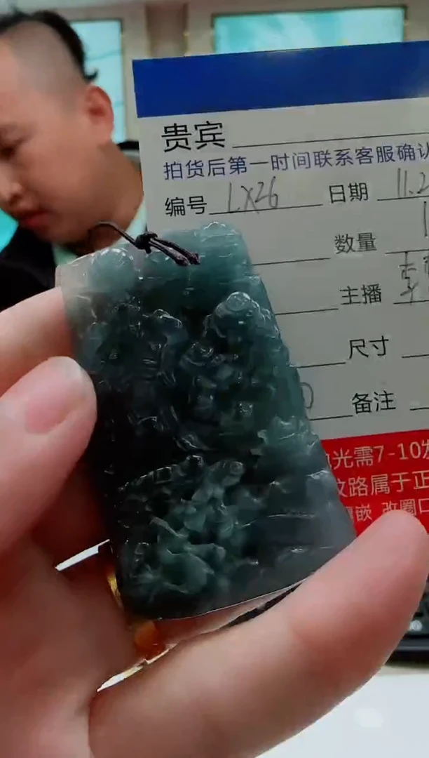 未镶嵌定制翡翠LX26翡翠吊坠-多样性发其一