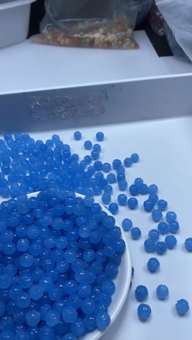 玛瑙/玉髓颈饰未镶嵌w1826海蓝宝莲花珠8mm*20颗