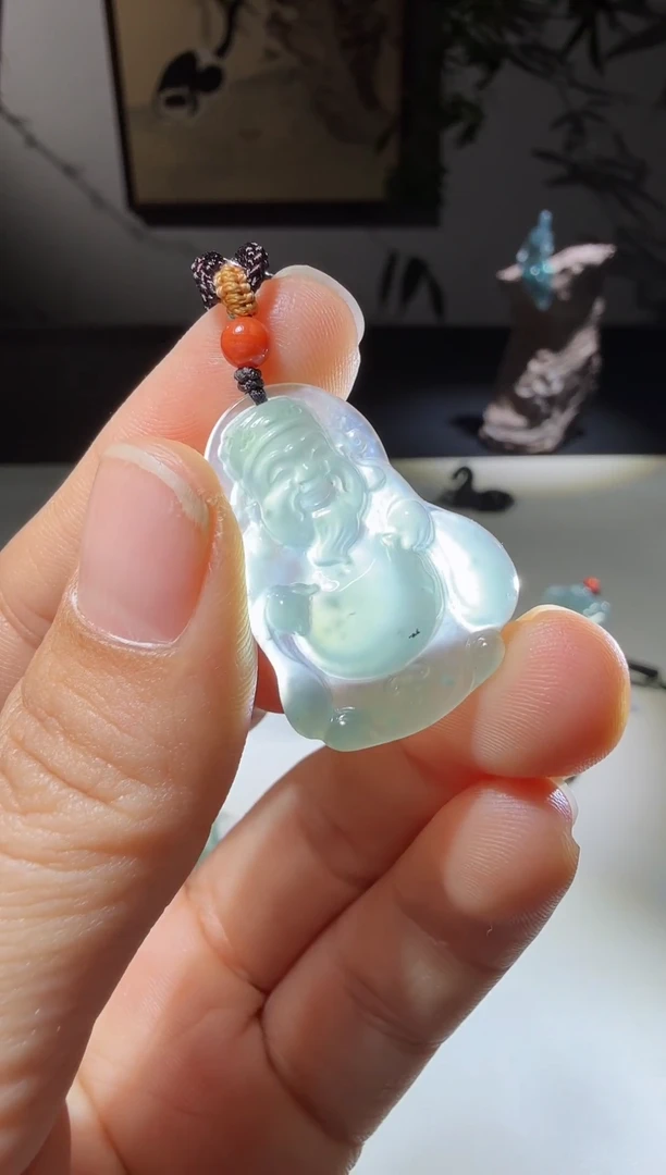 吊坠(不含链)未镶嵌翡翠财神