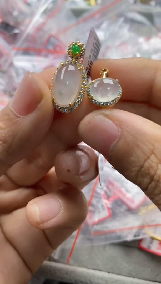 银S925镶嵌戒指翡翠12         71