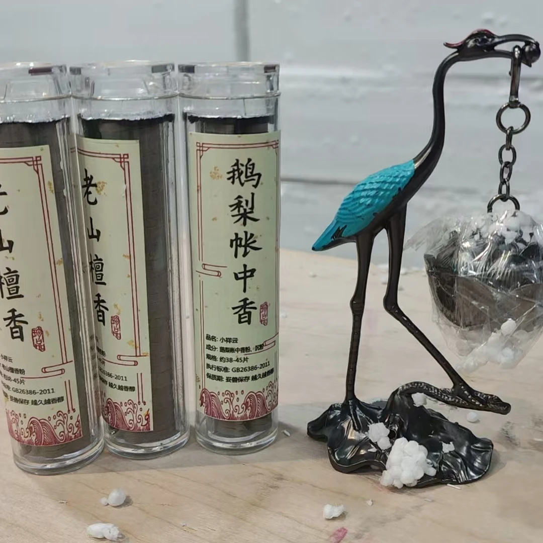 【闪购商品】蓝仙鹤莲花吊炉香道+祥云小盘香