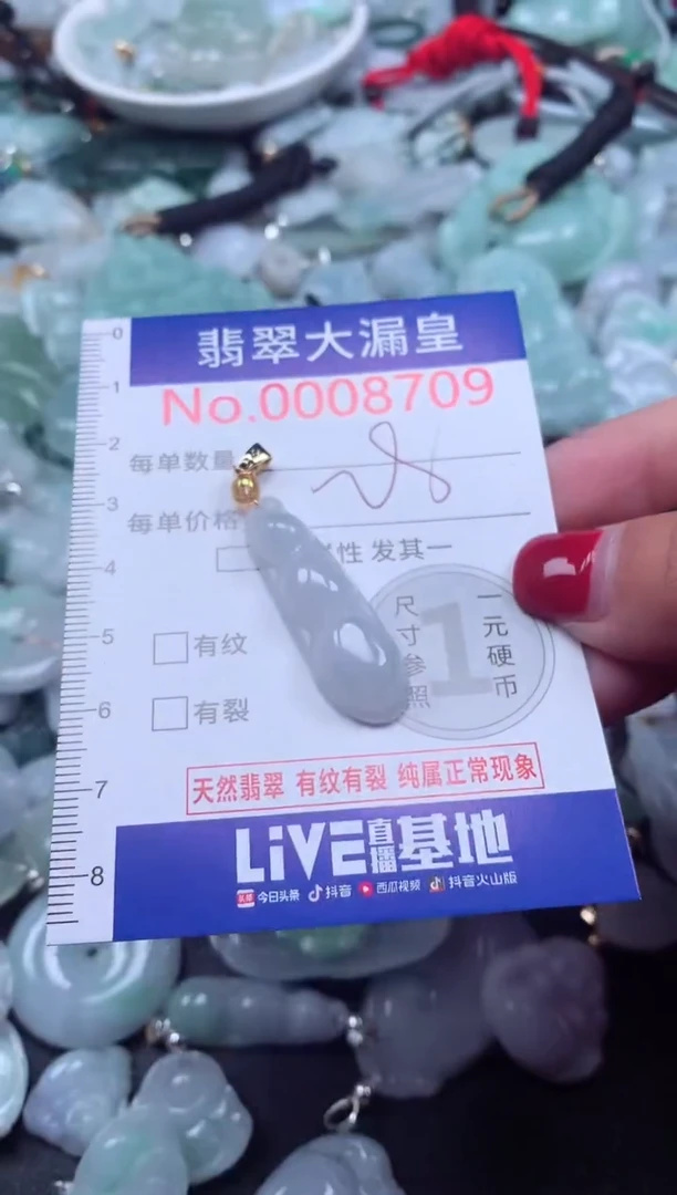 颈饰未镶嵌翡翠8709