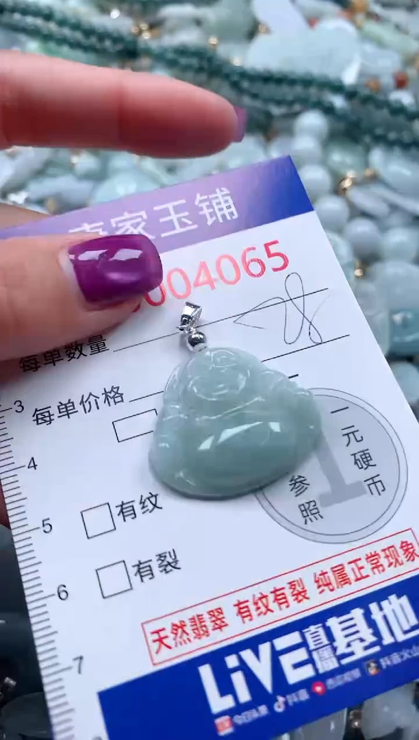 颈饰未镶嵌翡翠4065