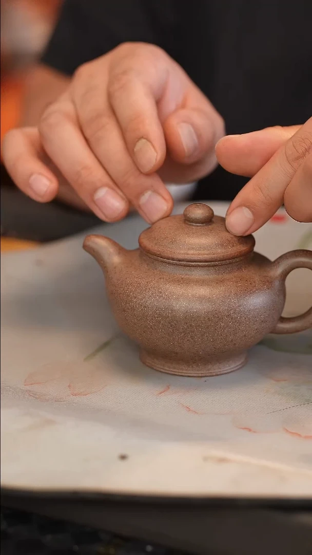 茶壶紫砂原矿手工制作