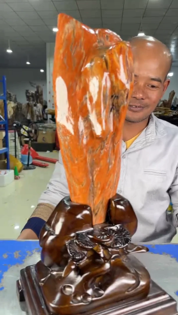 【闪购商品】硅化玉摆件未镶嵌21