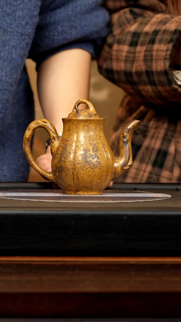 【闪购商品】紫砂茶壶SJK 柴烧 梅瓶