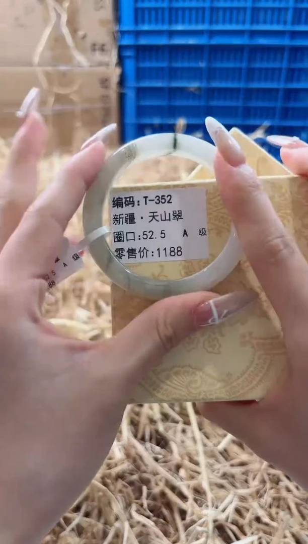 未镶嵌手镯石英质玉T-352