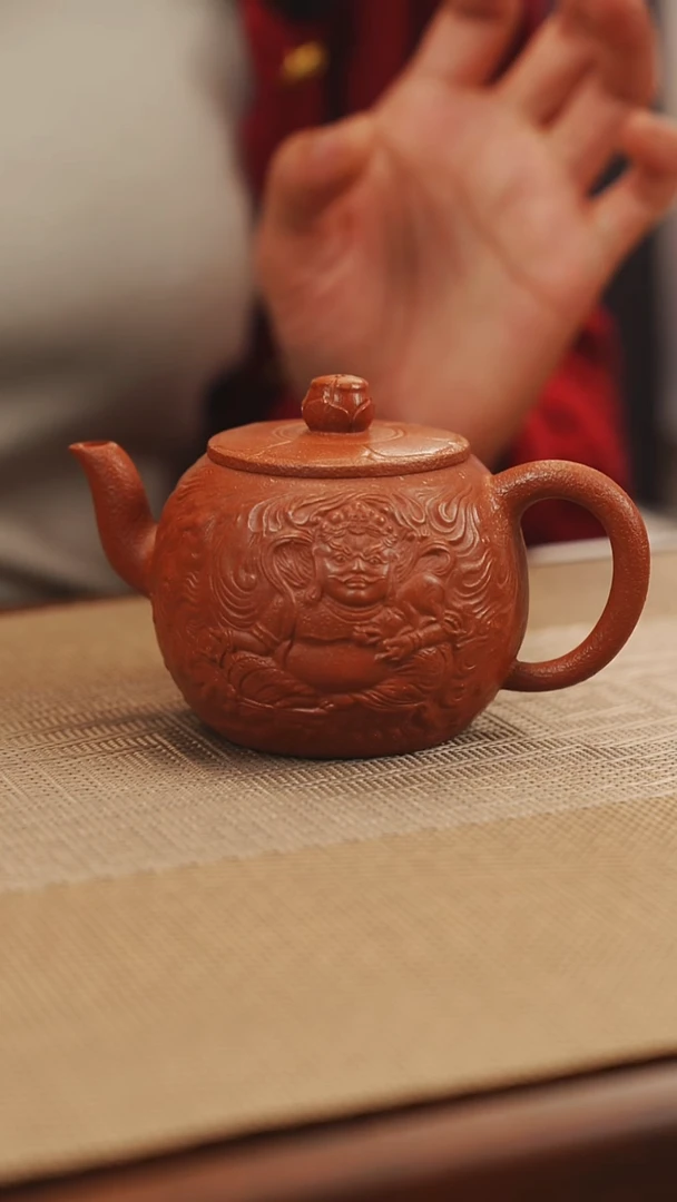 原矿红降坡黄爷爷紫砂壶19