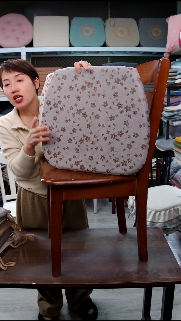 布碎花记忆棉：灰色4个