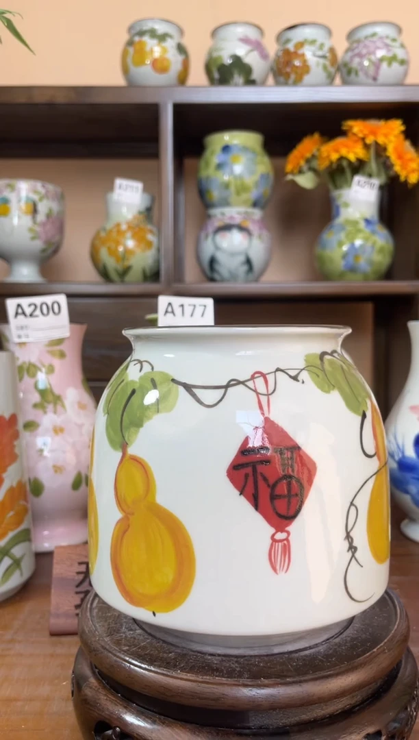 瓶景德镇手绘陶瓷花瓶 源头工厂