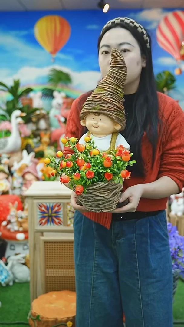 【闪购商品】红陶花园庭院摆件&00&