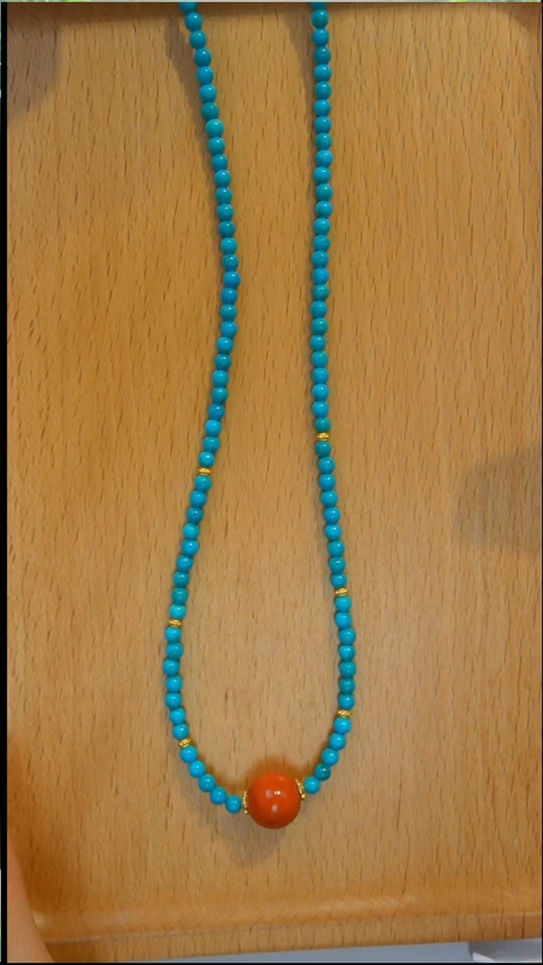 未镶嵌绿松石项链发货一件