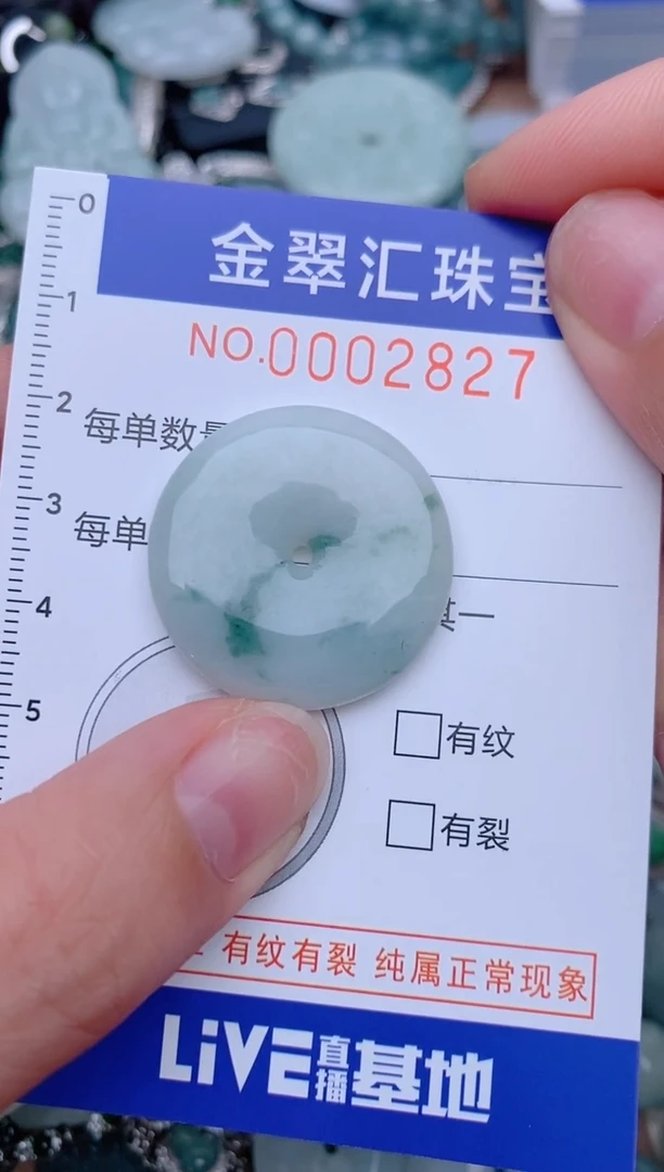 翡翠未镶嵌颈饰2827....