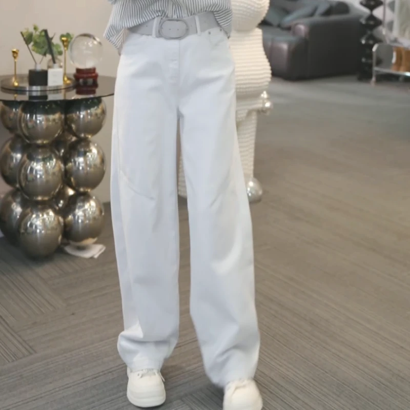 【月光灰】2025春季新款时尚休闲百搭牛仔裤LK2501889