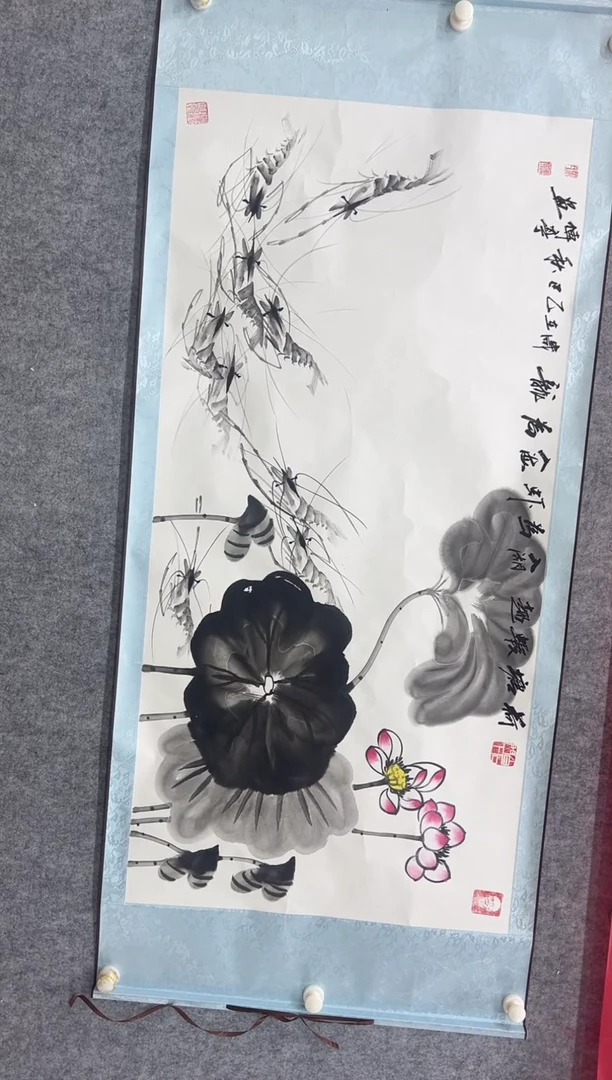 国画直播间张老师的作品