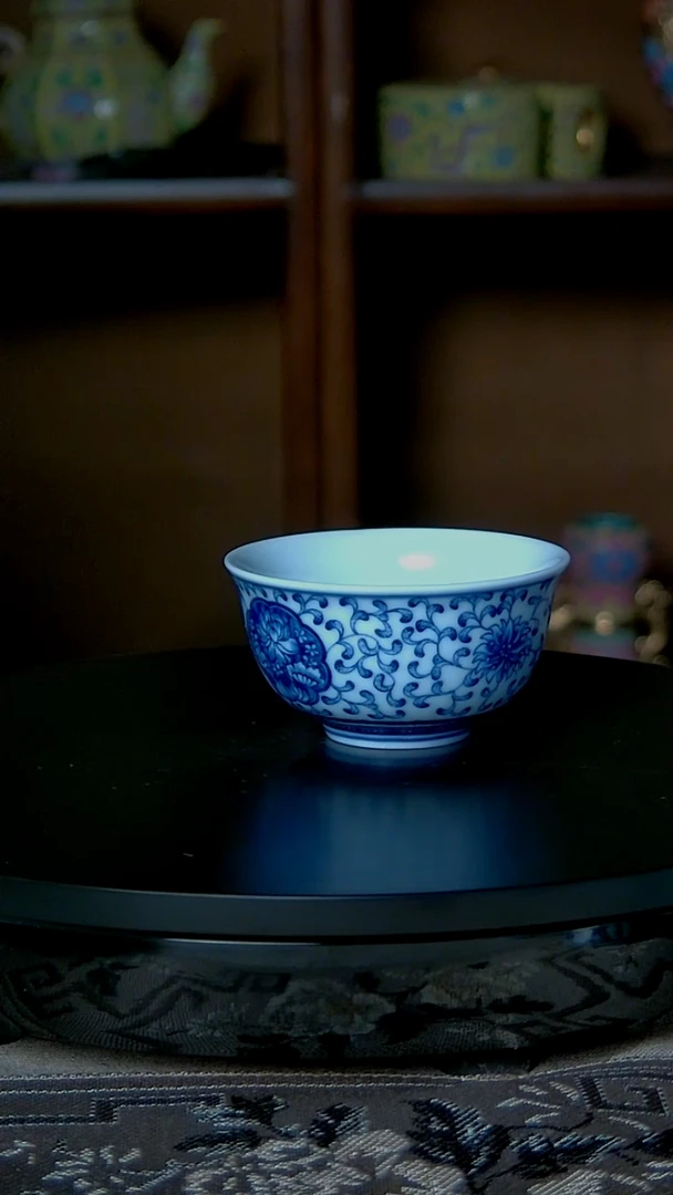 景德镇手工青花主人杯