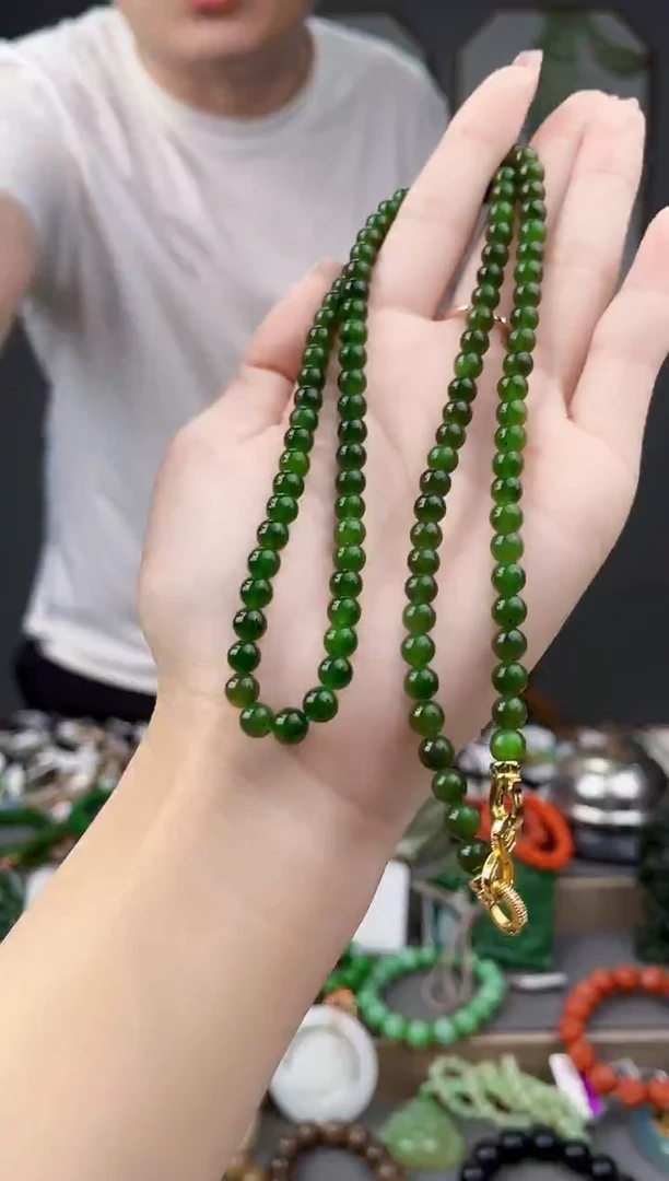 颈饰银S925镶嵌和田玉多样性发货拍一单发一个6