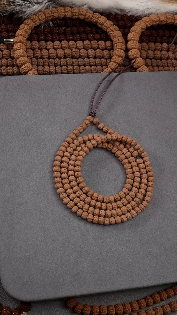 手串金刚菩提双****轴货头级原桩五爪金龙佛手