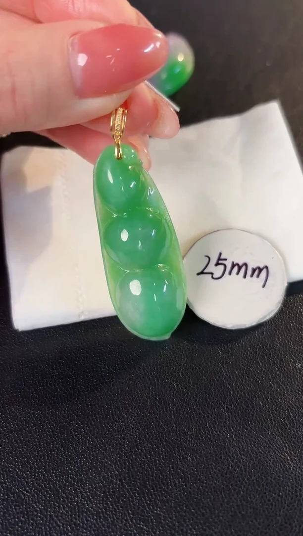 【闪购商品】翡翠颈饰18K金镶嵌缅料A货/支持复检/一件