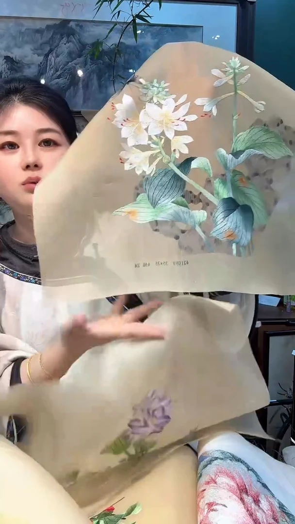 刺绣非遗苏绣手工刺绣绣片