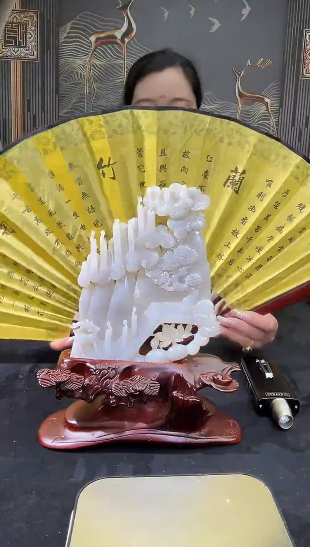 和田玉未镶嵌摆件摆件