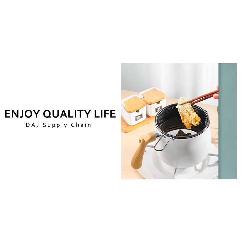 简约设计便携式宿舍家用多功能煎煮炸多用锅