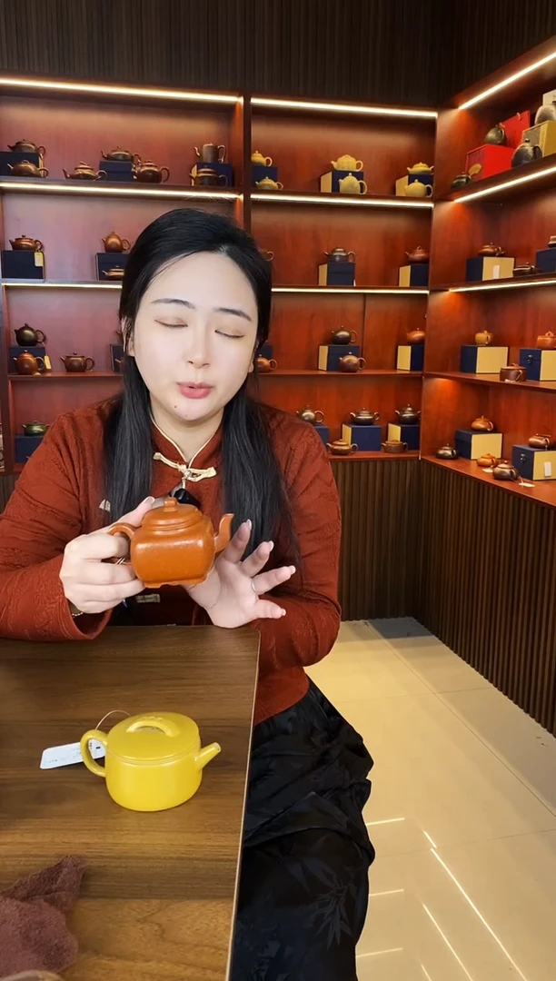 【闪购商品】紫砂茶壶光器四方君玉 降坡泥 周粉兰