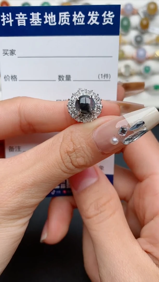 【闪购商品】翡翠戒指银S925镶嵌...........