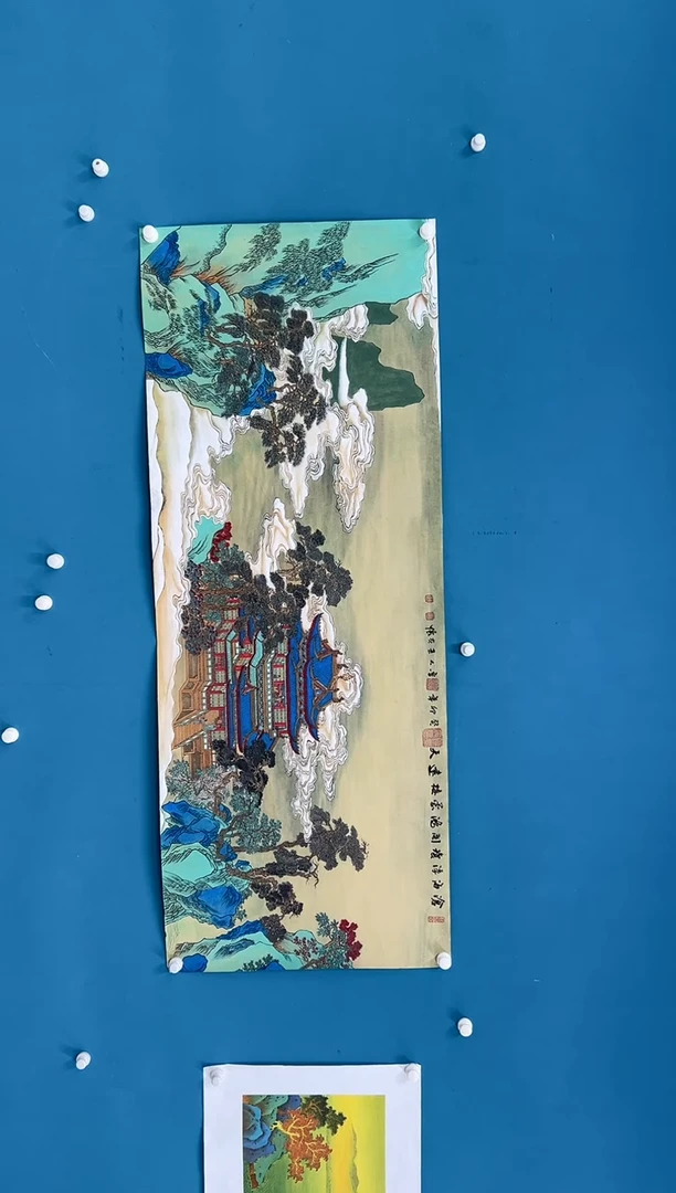 国画王夫怀-六尺山水-021
