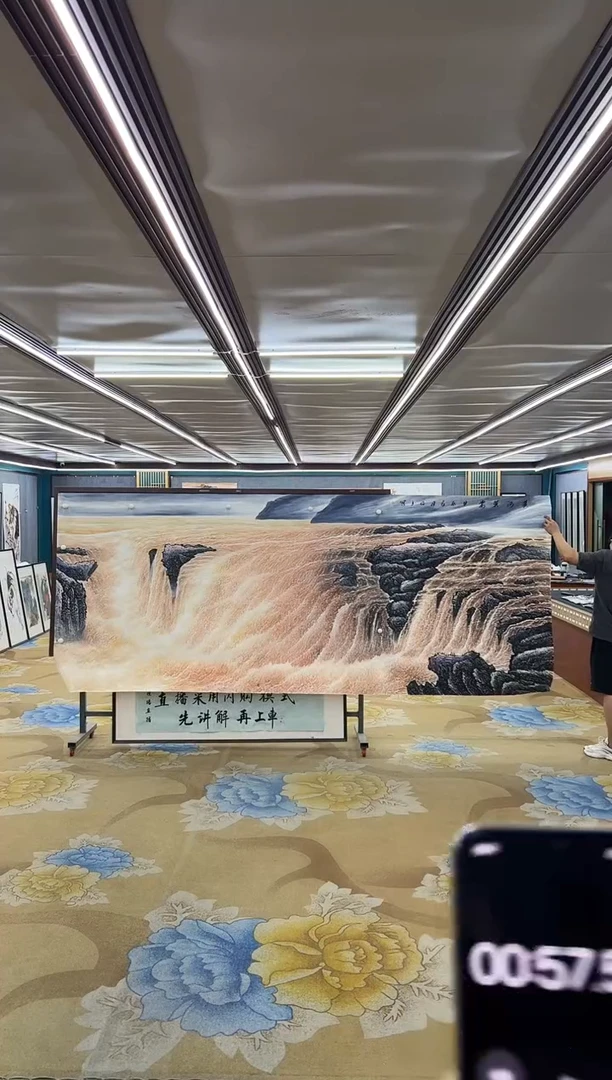绘画M张伦玉-大丈二-山水国画