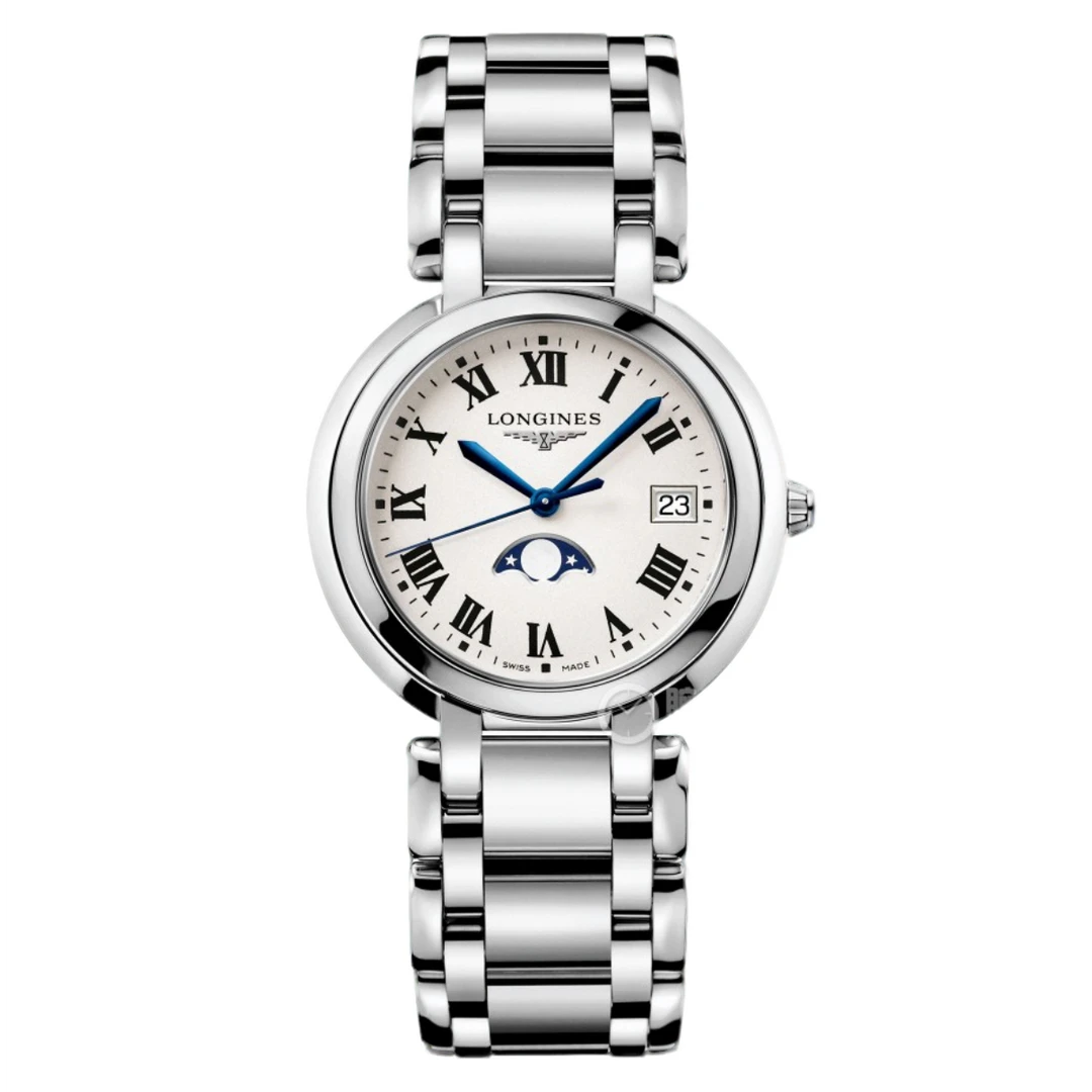 99新 Longines/浪琴 心月女士石英腕表 34盘 L8.116.4.71.6