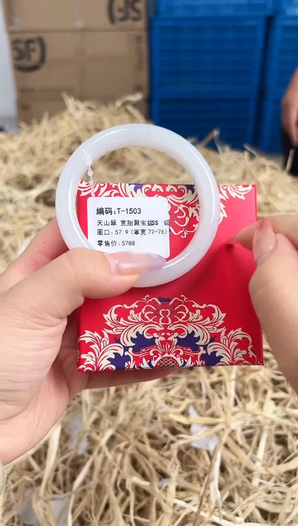 未镶嵌手镯石英质玉T-1503